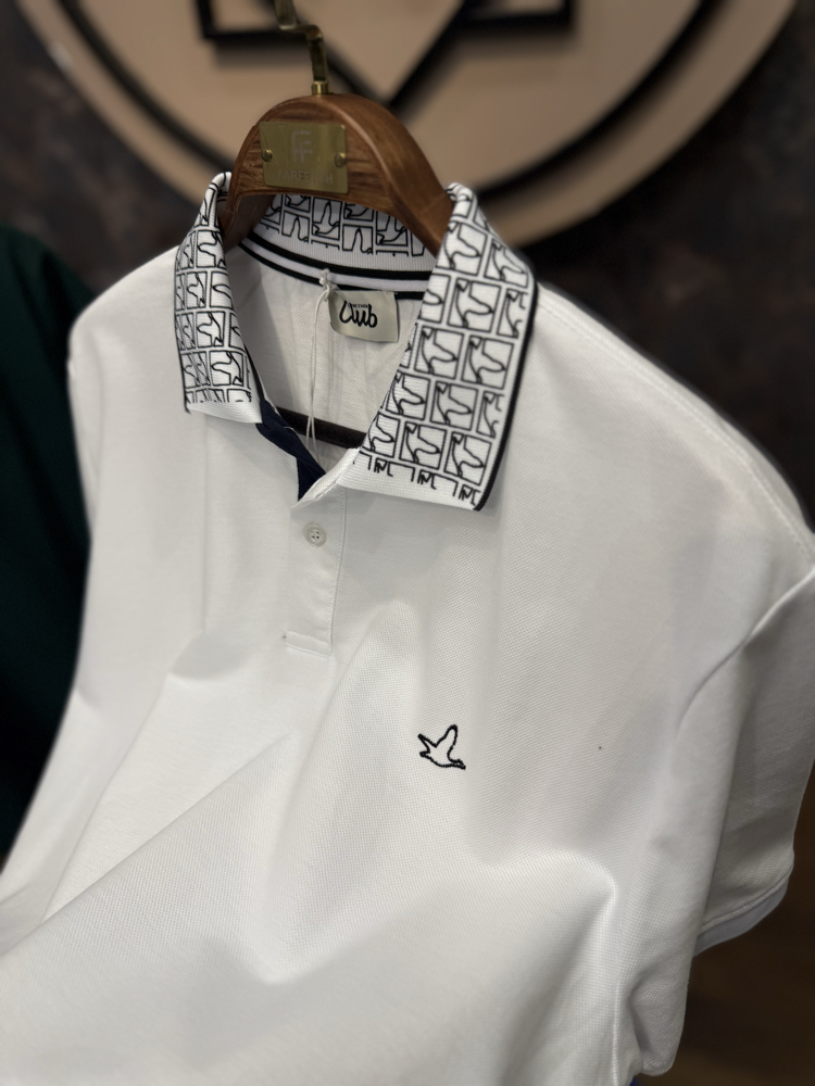 PREMIUM BYM POLO YAKA T-SHIRT (BEYAZ)