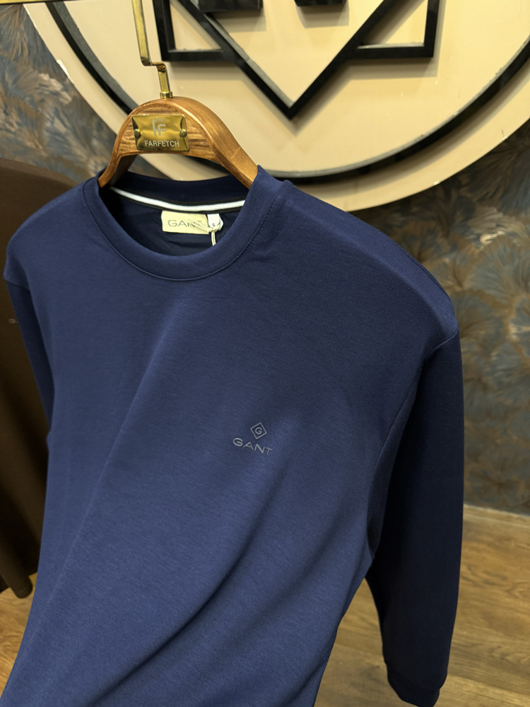 PREMIUM GANT KIRIŞMAZ KUMAŞ SWEAT(LACİVERT)