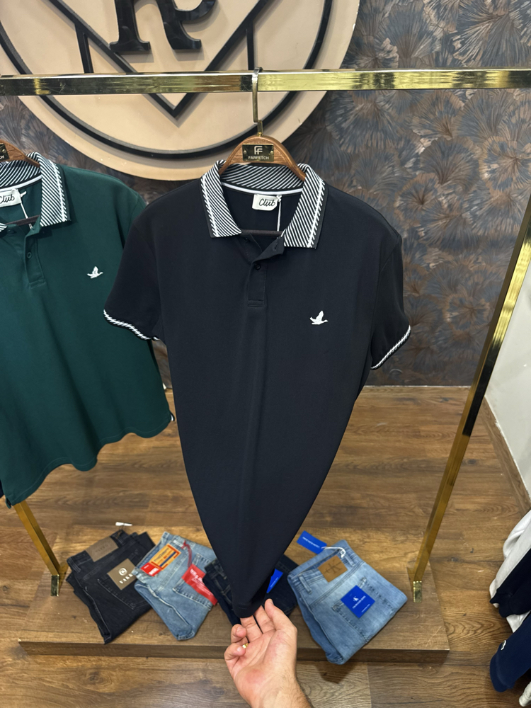 PREMIUM BYM POLO YAKA T-SHIRT (SİYAH)