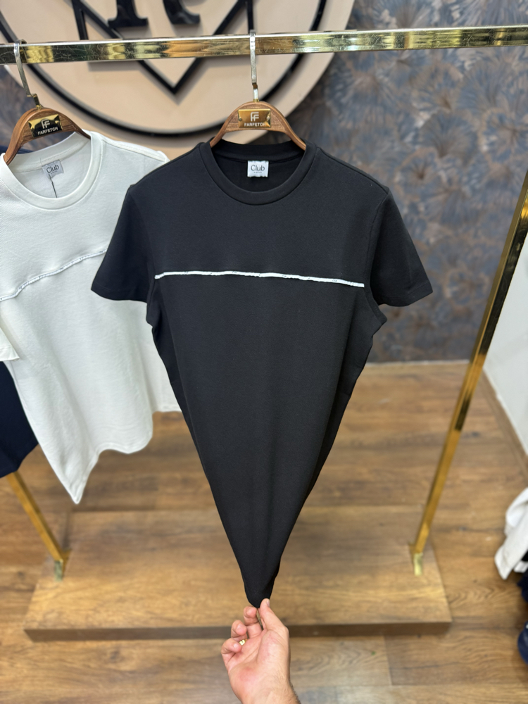 PREMIUM CLB BASİC PİKE T-SHIRT (SİYAH)
