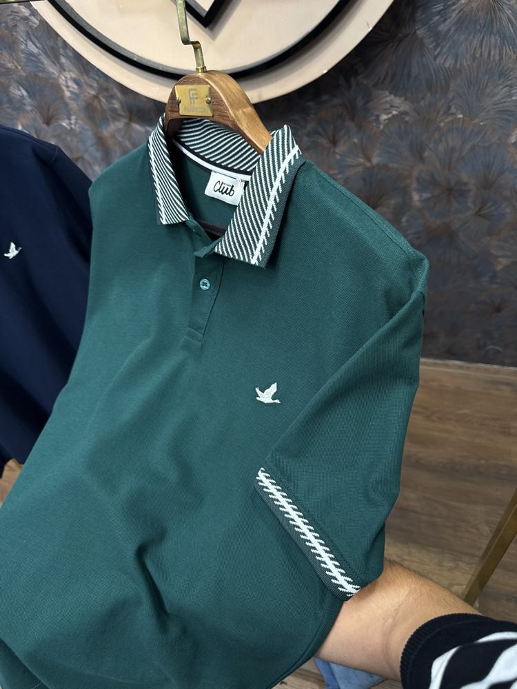 PREMIUM BYM POLO YAKA T-SHIRT (YEŞİL)