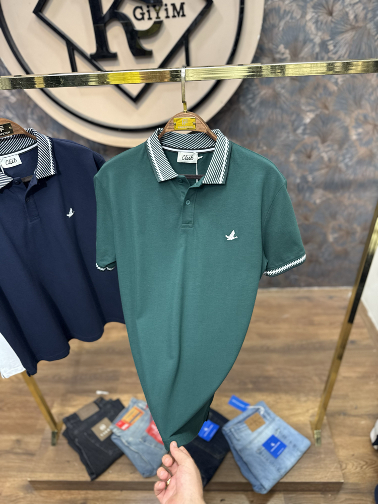 PREMIUM BYM POLO YAKA T-SHIRT (YEŞİL)