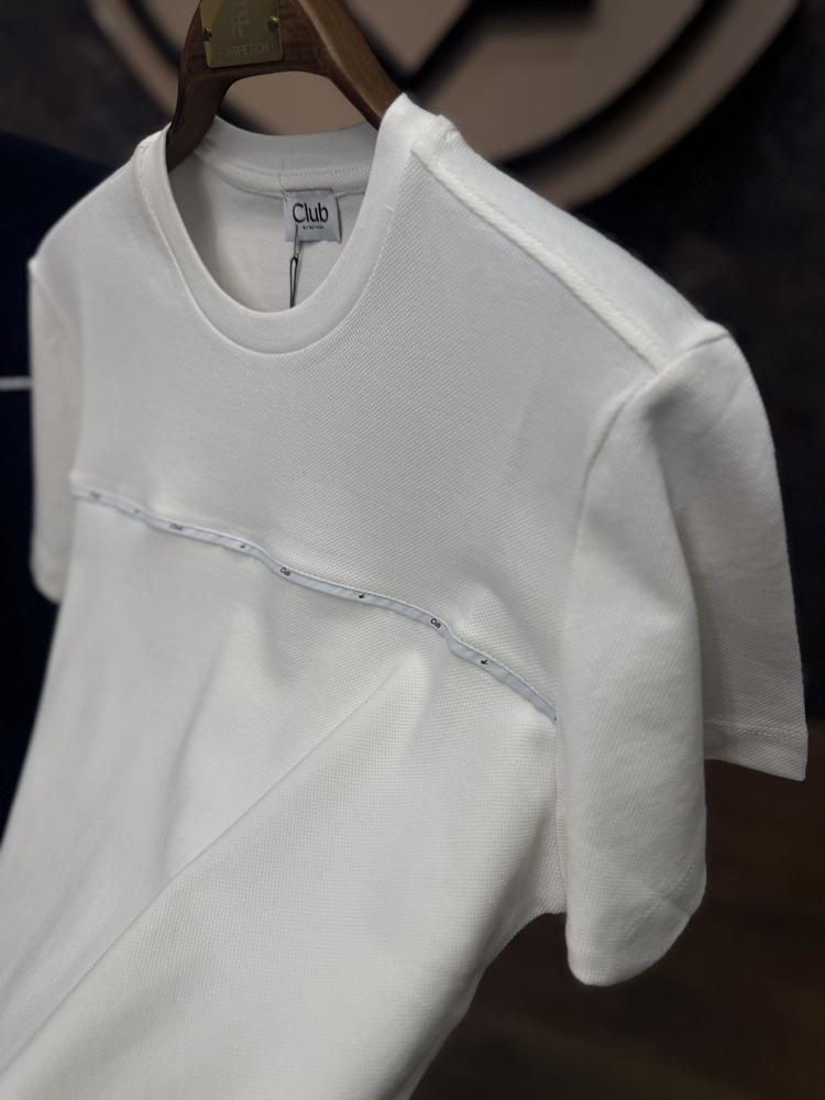 PREMIUM CLB BASİC PİKE T-SHIRT (BEYAZ)
