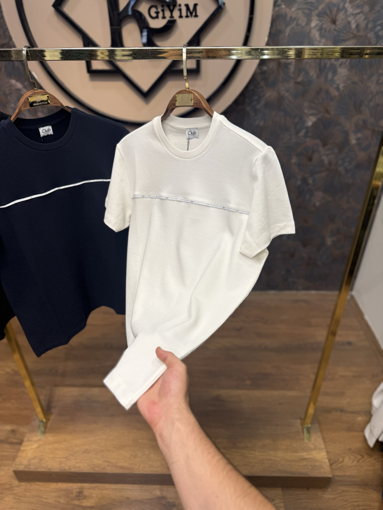 PREMIUM CLB BASİC PİKE T-SHIRT (BEYAZ)