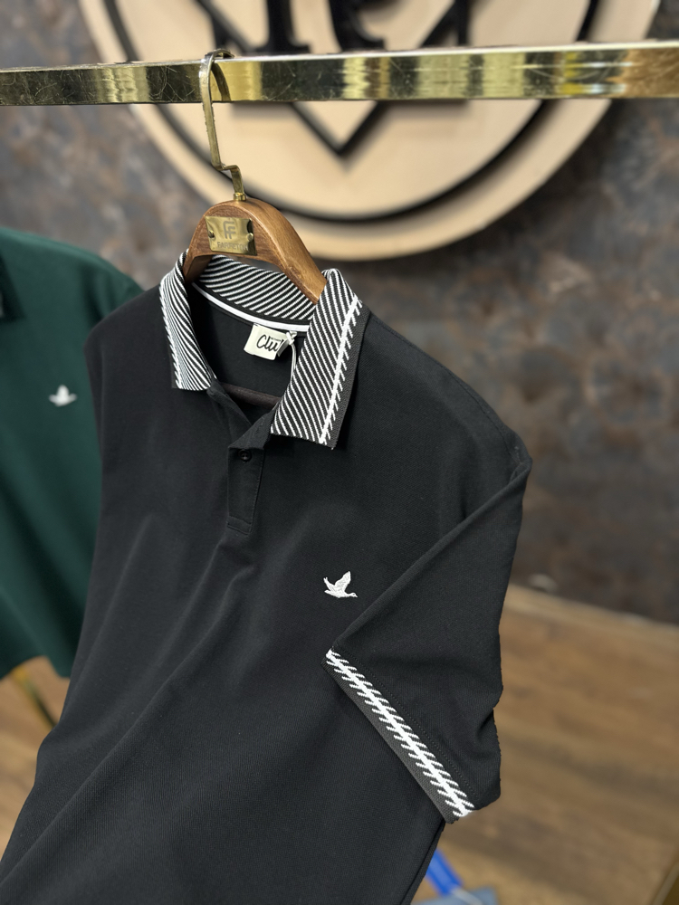 PREMIUM BYM POLO YAKA T-SHIRT (SİYAH)