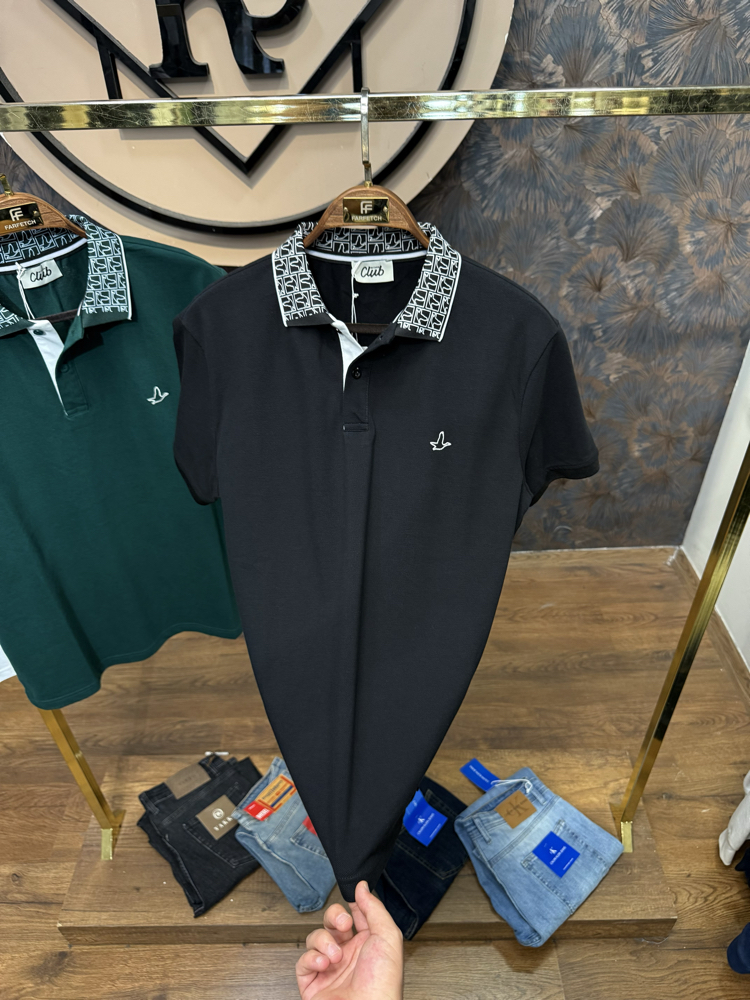 PREMIUM BYM POLO YAKA T-SHIRT (SİYAH)