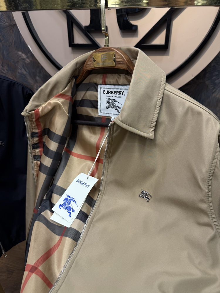 PREMIUM BURBERRY ASTAR DETAYLI MEVSİMLİK MONT(BEJ)