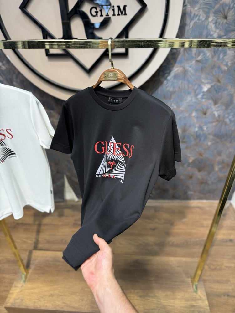 PREMIUM GSS BASKILI BASİC T-SHIRT (SİYAH)