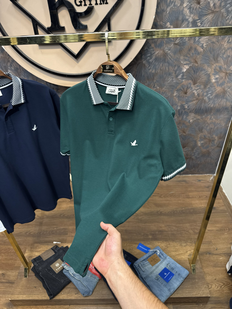 PREMIUM BYM POLO YAKA T-SHIRT (YEŞİL)