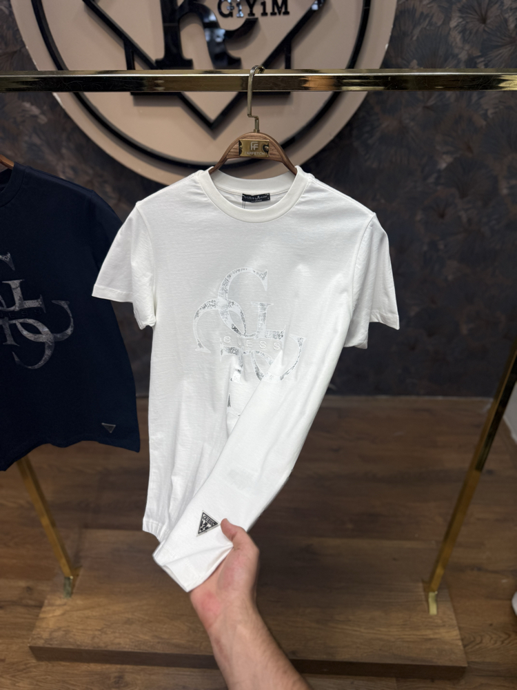 PREMIUM GSS BASKILI T-SHIRT (BEYAZ)