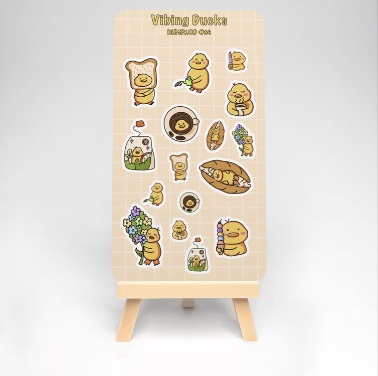 Vibing Ducks Sticker Pack