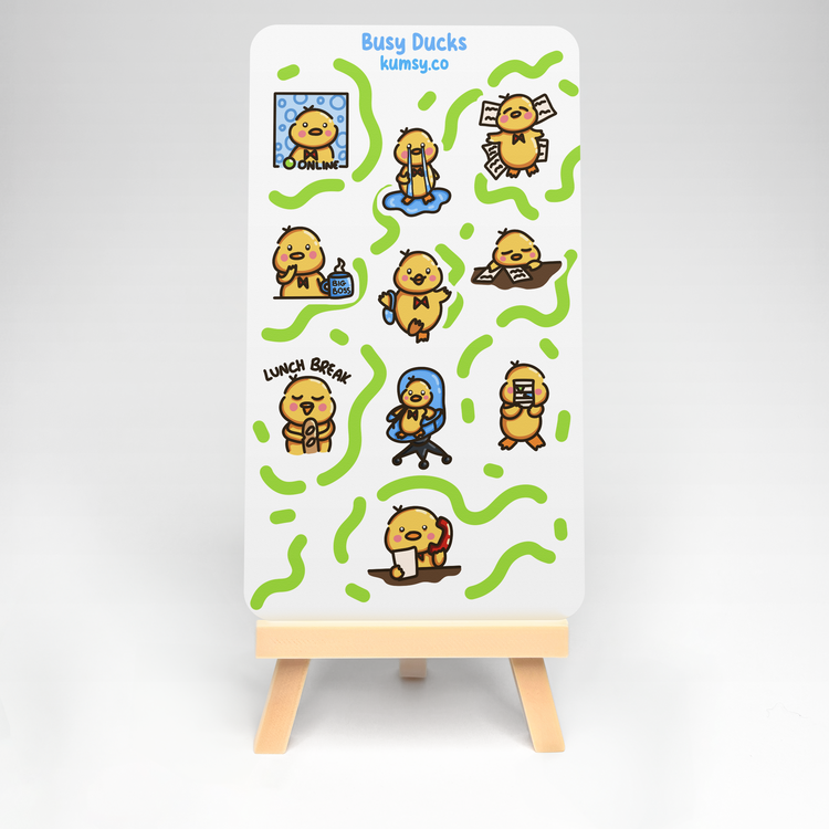 Busy Ducks Sticker Pack