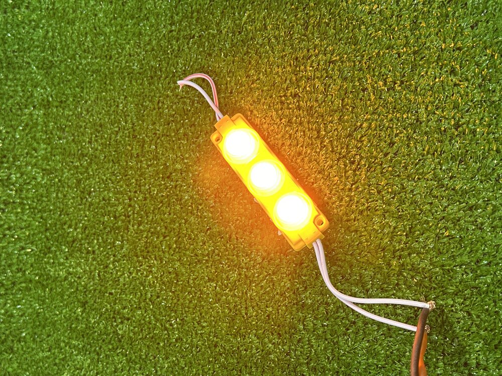 KOYU TURUNCU AYAK ALTI AYDINLATMA  PARMAK LED
