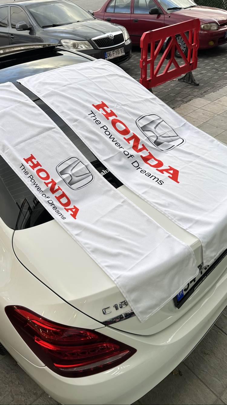 HONDA BEYAZ HAVLU SETİ GÖĞÜS VE KOLTUK