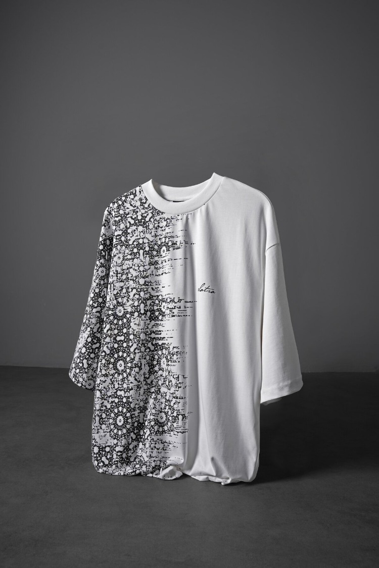 Erkek Beyaz Side Effect Oversize Tshirt