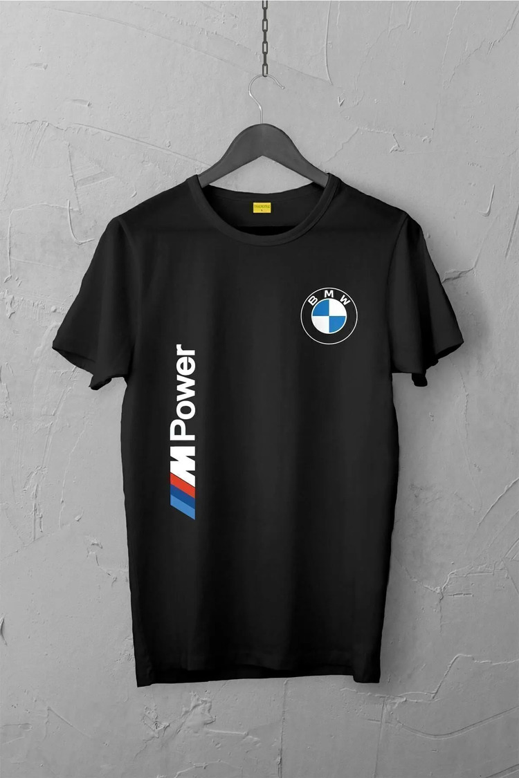 Bmw M Tasarımlı Tshirt , Unisex Premium, Çatlama Solma Yapmaz / Otomobil