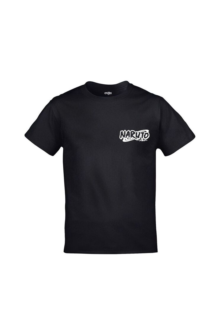  Naruto Akatsuki Itachi Uchiha Crows Baskılı Unisex Siyah Tshirt