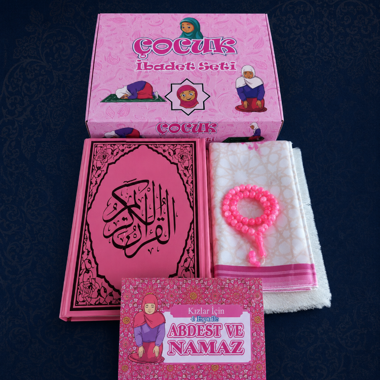 KIZ ÇOCUK İBADET SETİ KURANI KERİM