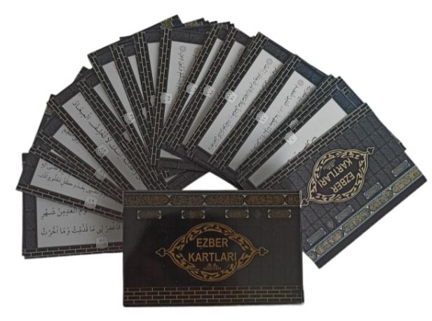 Kabe Desenli Ezber Kartı