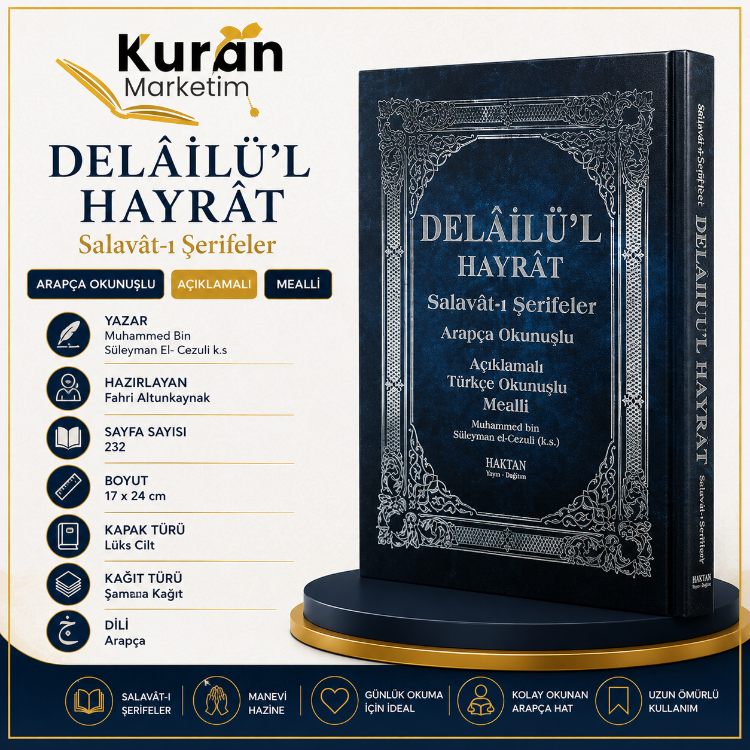 Delâilü'l Hayrât Salavât-ı Şerifeler Türkçe