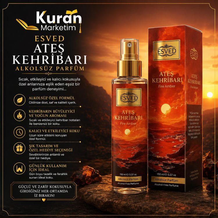 Ateş Kehribarı Alkolsüz Parfüm