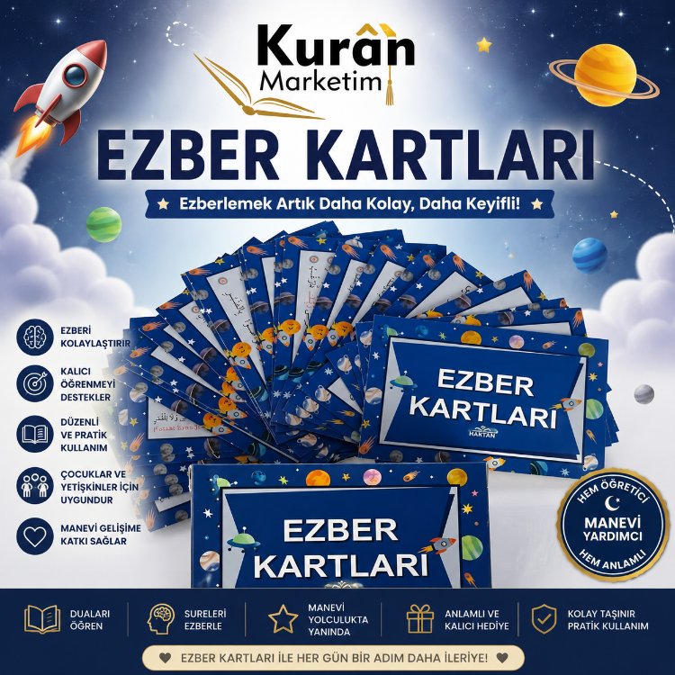 Erkek Çocukları İçin Ezber Kartı