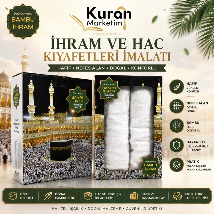 KUTULU ÖZEL DOKUMA BAMBU İHRAM