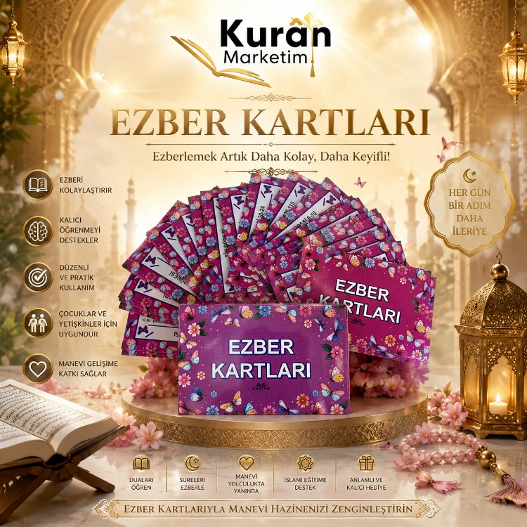 Kız Çocukları İçin Ezber Kartı