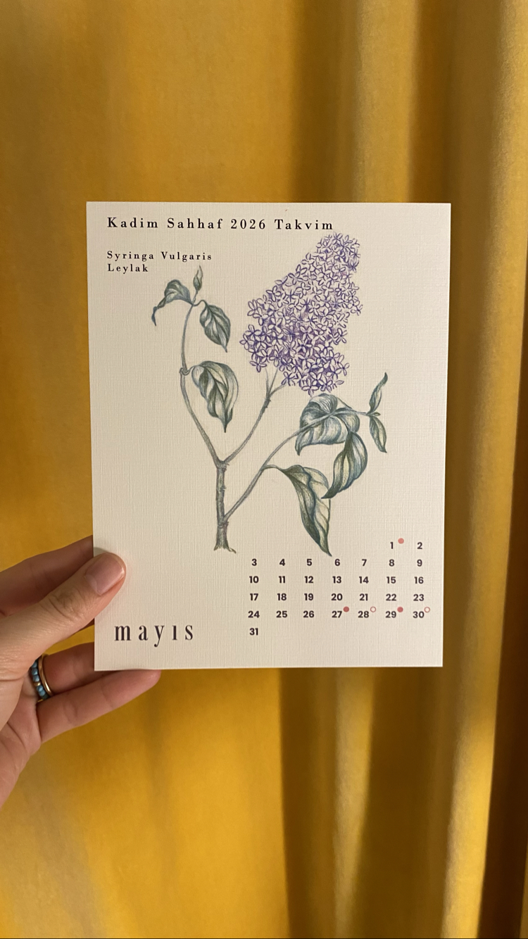 2026 Kadim Sahhaf Takvimi