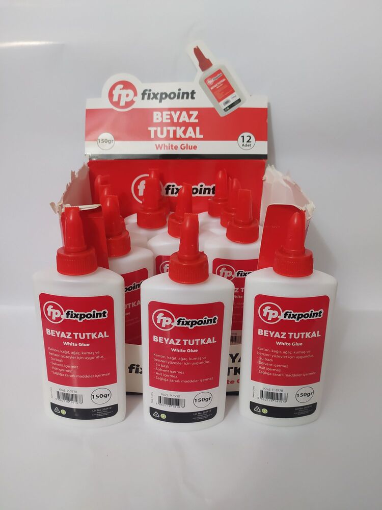 Fixpoint 150 Gr Fixpoint Beyaz Tutkal | Toptan Kağıt Pipet
