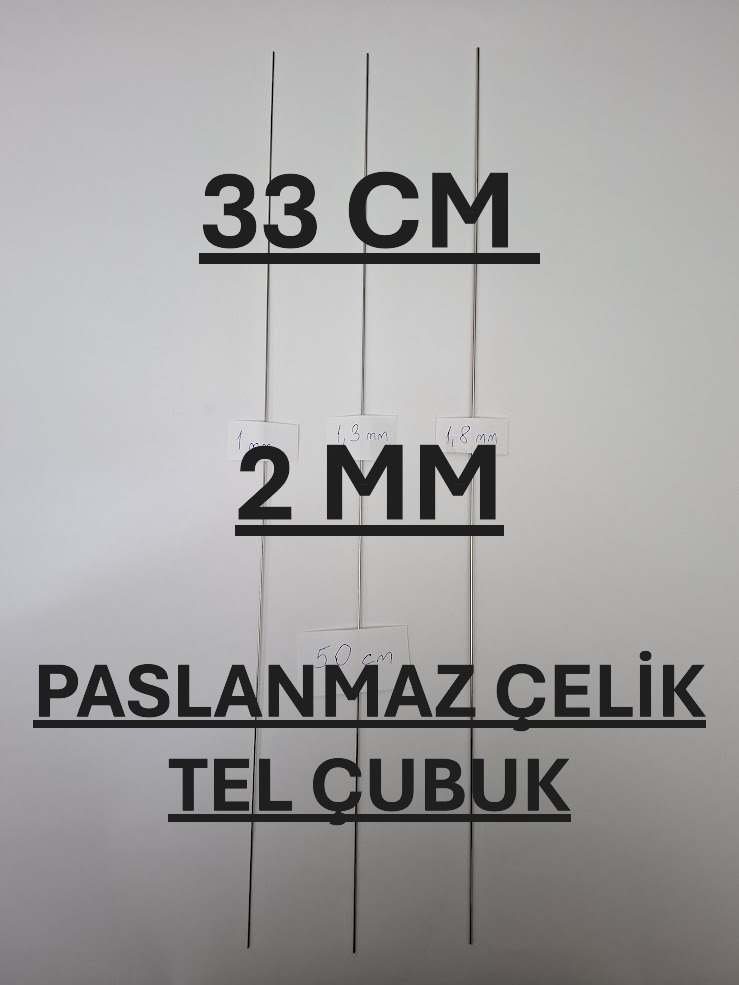 33 cm 2 mm Tel Şiş 