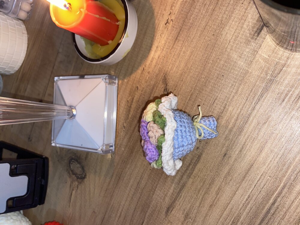 Renkl çiçekli minik buket