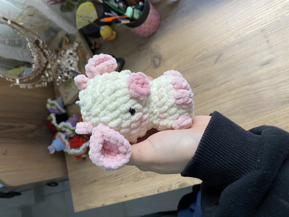 Şirin pofuduk peluş inek