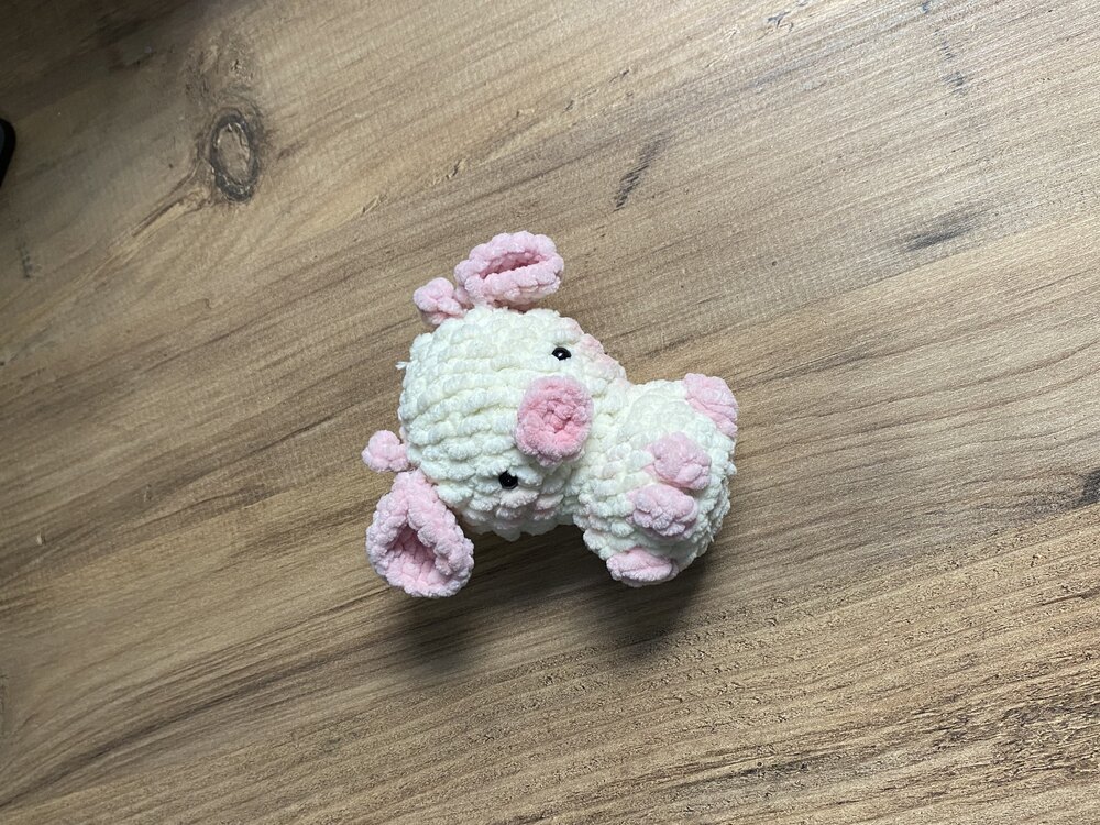 Şirin pofuduk peluş inek