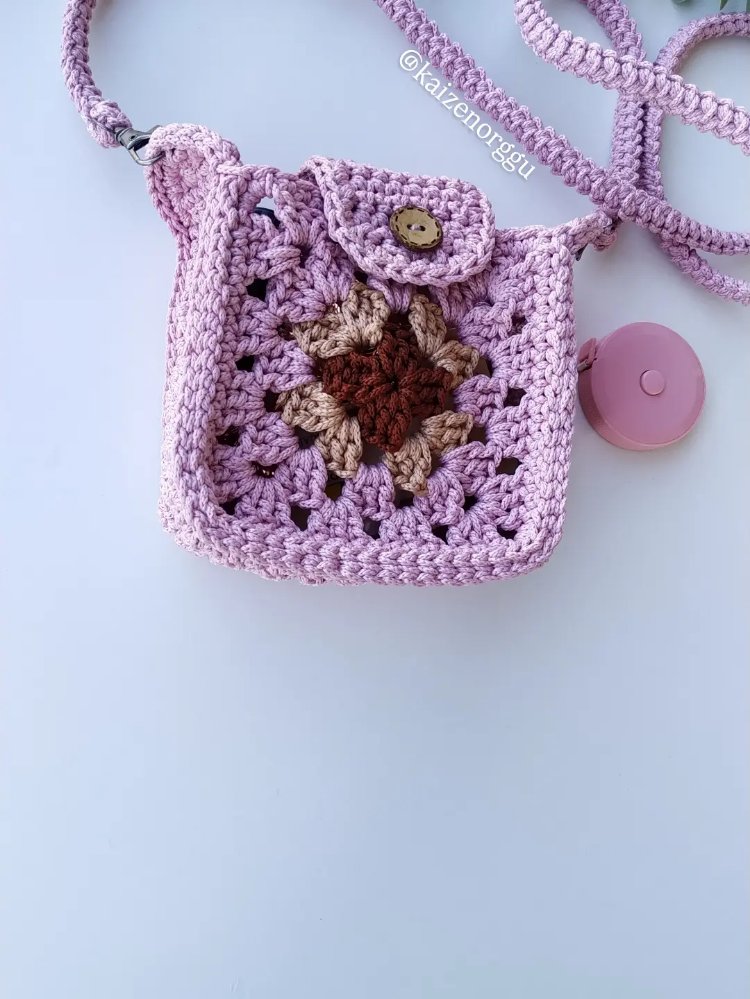 mini örgü çanta 