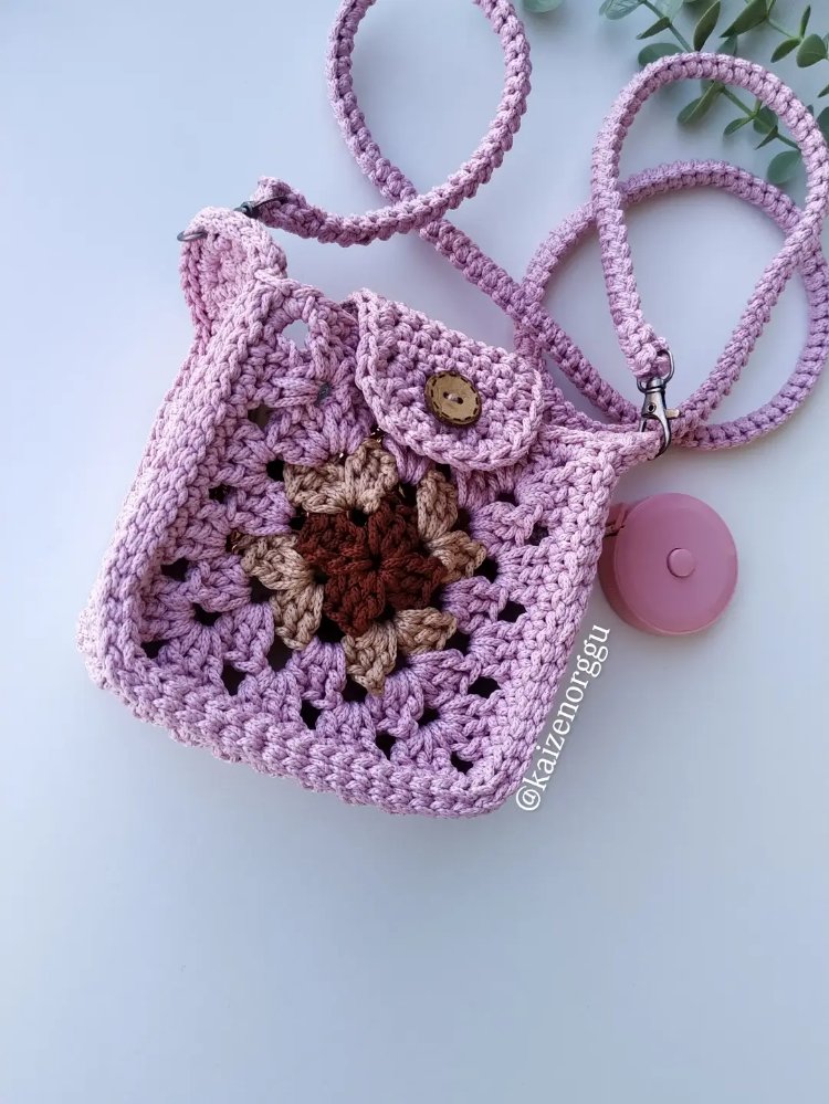 mini örgü çanta 