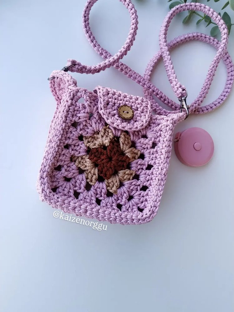 mini örgü çanta 