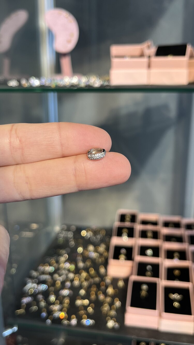 taşlı mini halka 