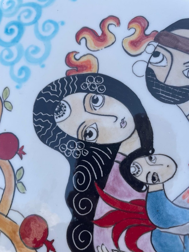 Çini Duvar Tablosu (Aile)