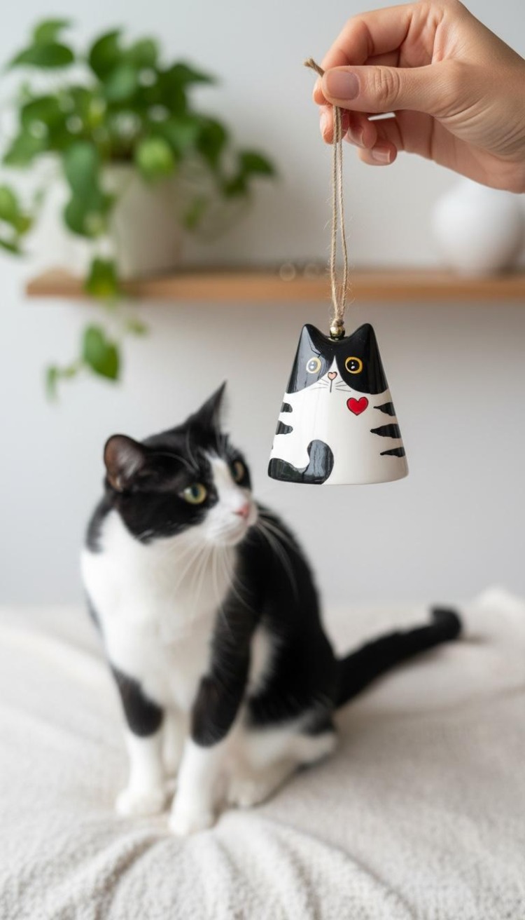 Seramik (Slyvester) Kedi Çan