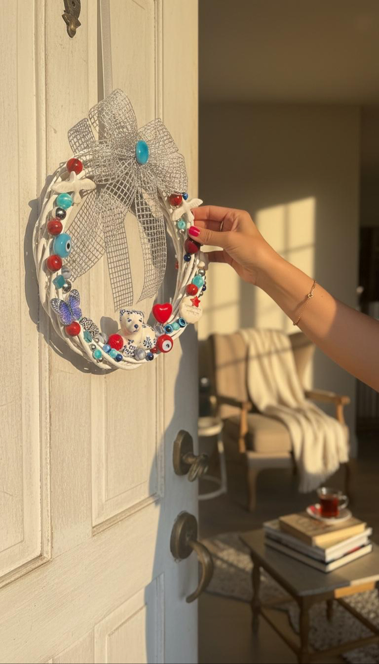 El Yapımı Kapı Süsü 25 cm