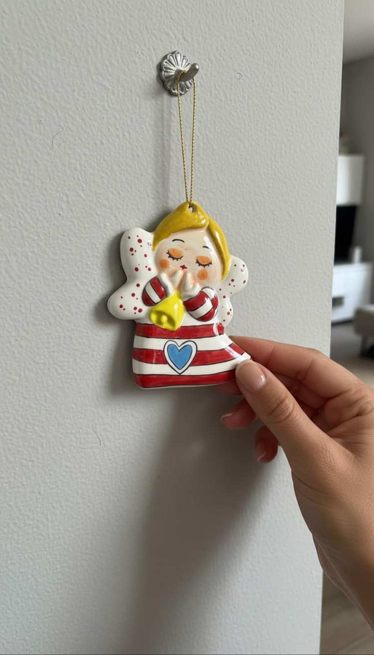 Koruyucu Melek Seramik Figür