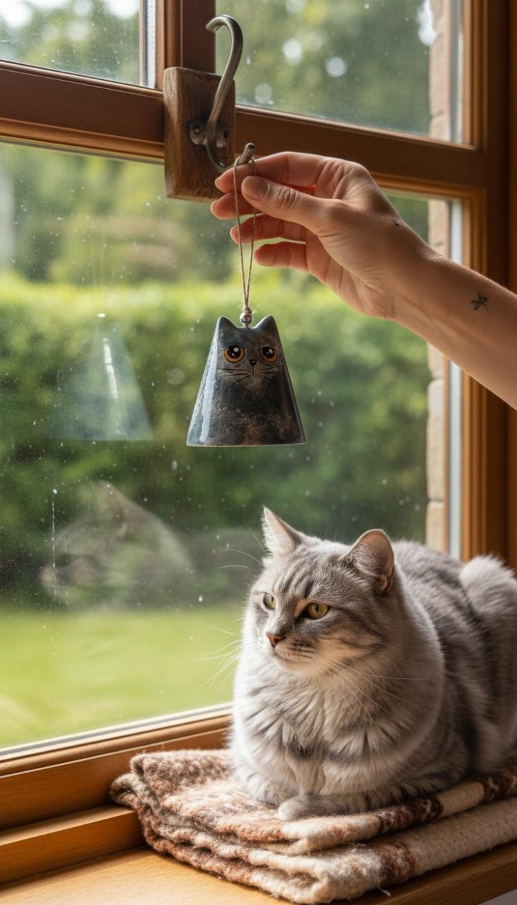 Seramik Scottish Kedi Çan