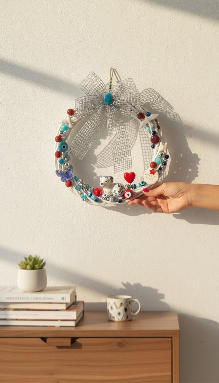 El Yapımı Kapı Süsü 25 cm