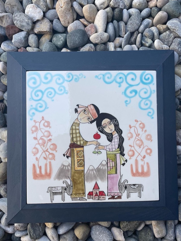 Çini Duvar Tablosu (Aşk)