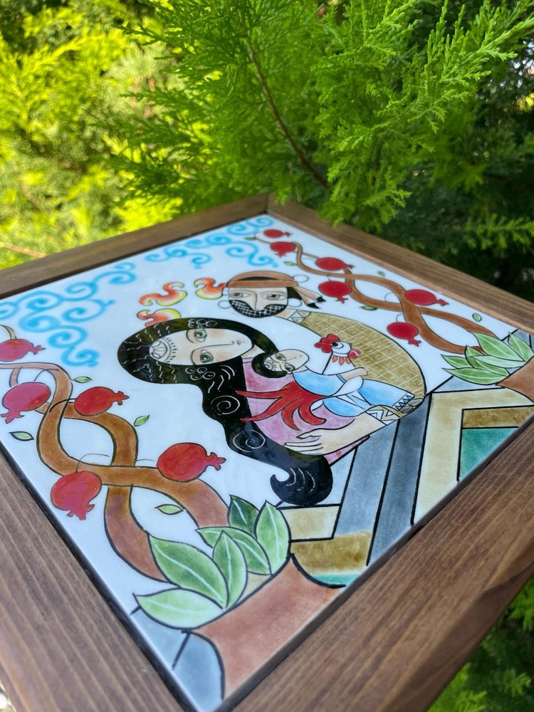 Çini Duvar Tablosu (Aile)