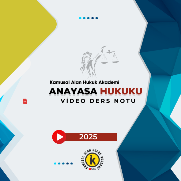 Anayasa Hukuku Kamusal Alan Video Ders Notları PDF