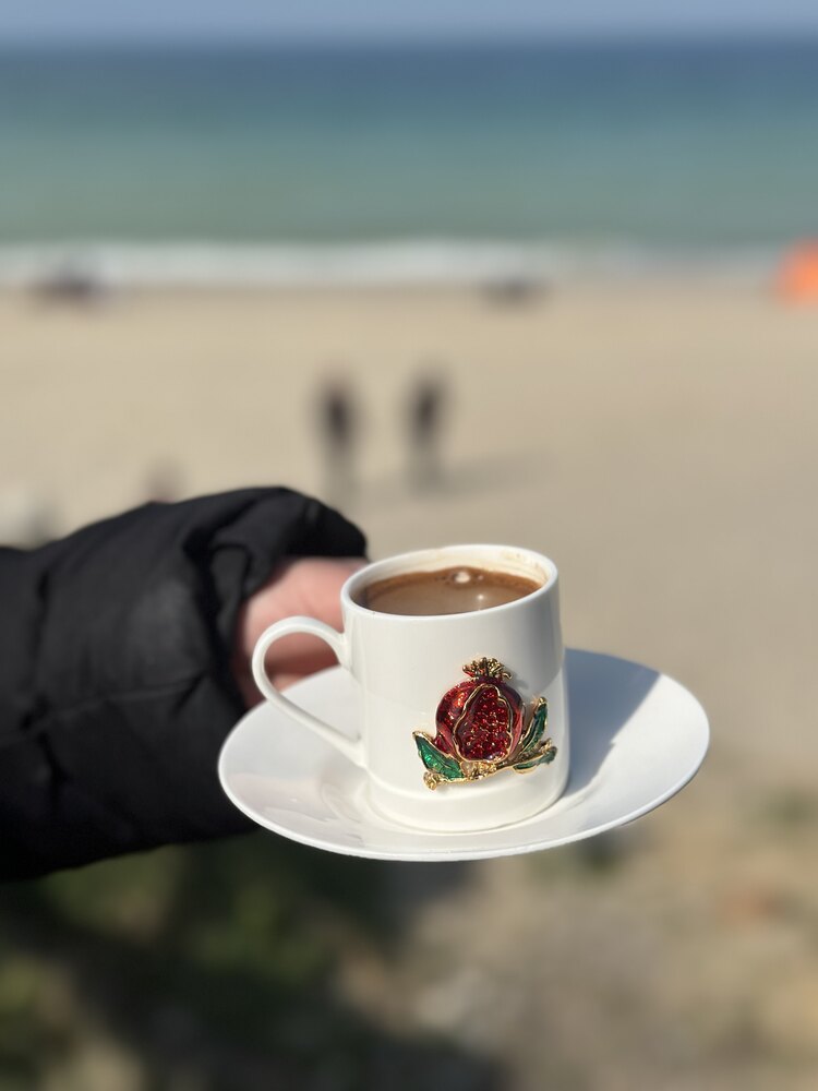 Narlı ikili fincan takımı