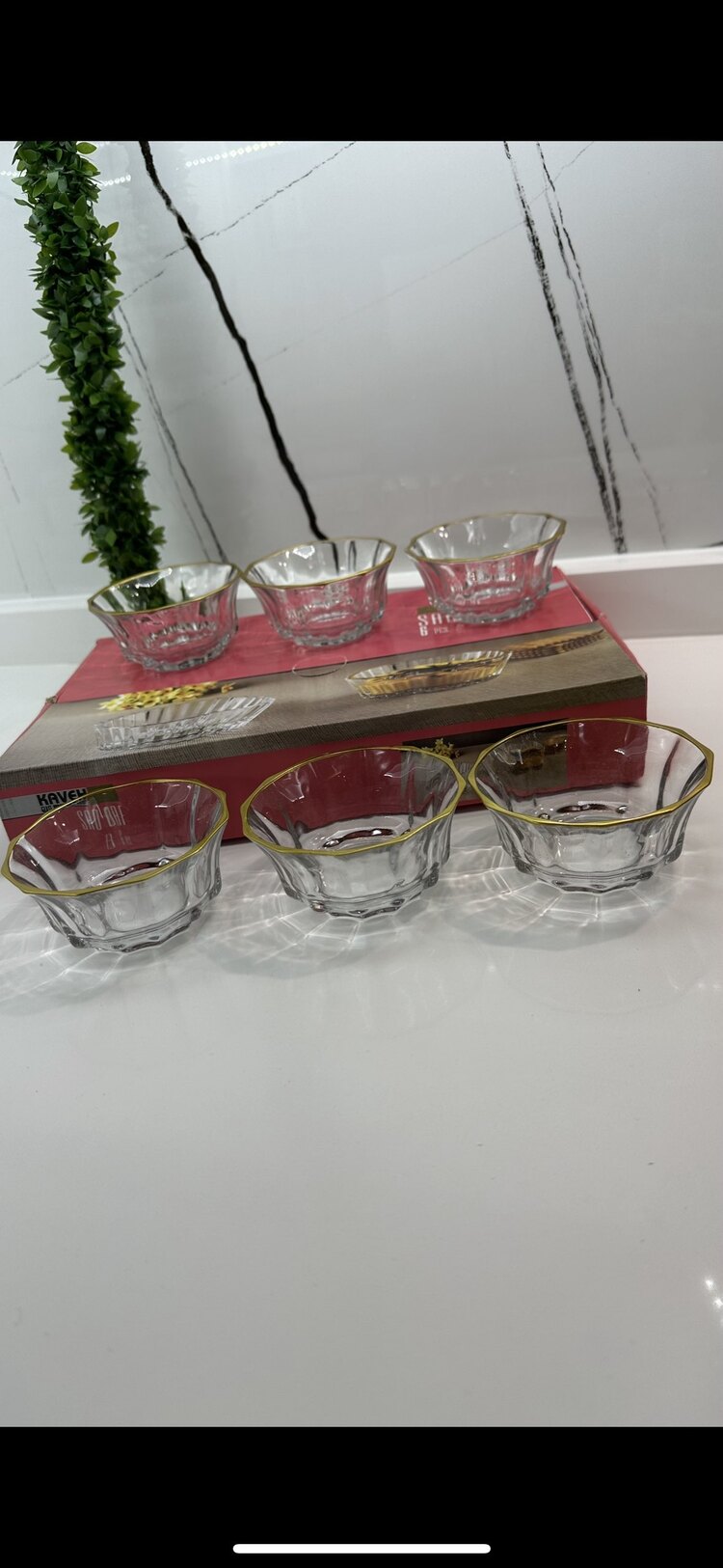 6 lı gold detay çerezlik sosluk kase