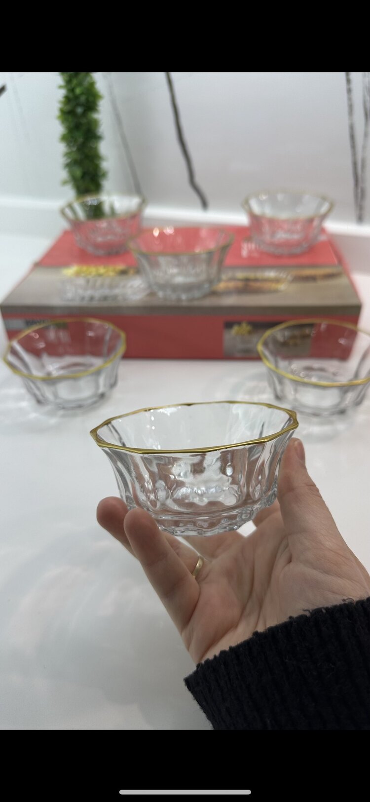 6 lı gold detay çerezlik sosluk kase